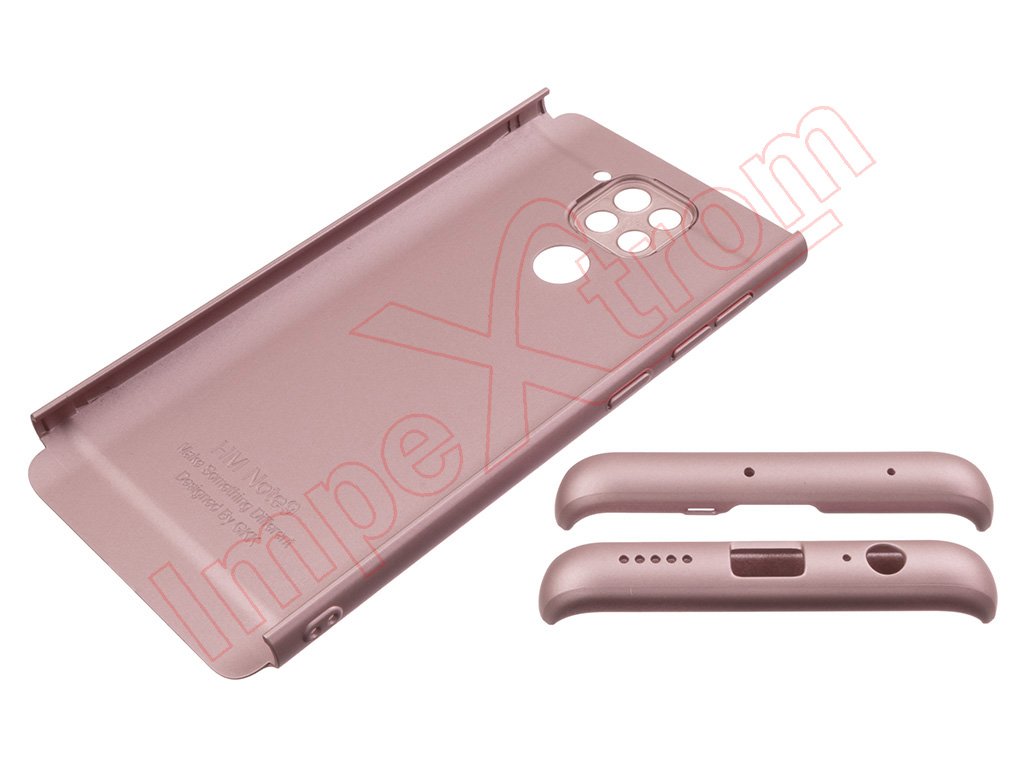 Funda de Tapa con Ventana Xiaomi Redmi Note 9 rosa
