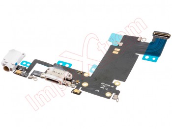 Flex cable / circuit with white charging, data and accesories connector, microphone, audio jack white connector for Apple iPhone 6S Plus (A1634)