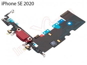 cable flex premium con conector de carga rojo para iPhone se (2020). Calidad PREMIUM