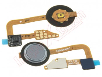 Cable flex con botón de encendido y lector de huella dactilar-Fingerprint LG G6 / H870, plateado