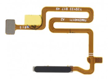 Cable flex con botón sensor / lector de huellas negro para Oppo A74 5G / Oppo A73 5G