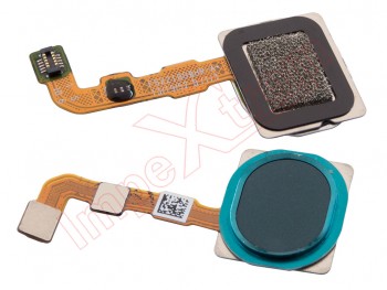 Cable flex con botón lector / sensor de huellas verde para Samsung Galaxy A20s, SM-A207