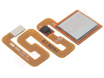 Cable flex con botón Home y lector de huella dactilar / Fingerprint plateado para Xiaomi Redmi 3S