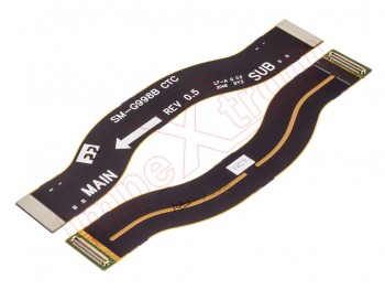 Main interconnection flex from the motherboard to the auxiliary board for Samsung Galaxy S21 Ultra, SM-G998B
