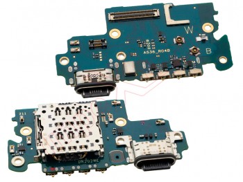 Placa auxiliar Service Pack con componentes para Samsung Galaxy A53 5G, SM-A536