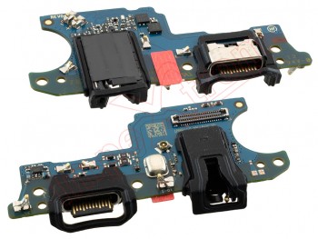 Placa auxiliar Service Pack con conector de carga USB tipo C, micrófono y conector de audio jack 3,5mm para Samsung Galaxy A02s, SM-A025F