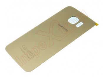 Carcasa Service Pack trasera dorada para Samsung Galaxy S6 Edge, G925F