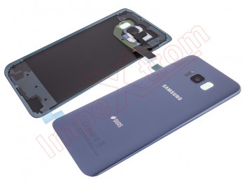 Tapa de batería Service Pack azul para Samsung Galaxy S8 Plus, G955FD logo duos