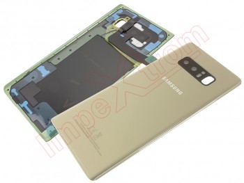 Tapa de batería Service Pack dorada para Samsung Galaxy Note 8, N950F