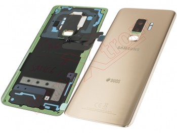 Tapa de batería Service Pack dorada para Samsung Galaxy S9 Plus, SM-G965F / DUOS.