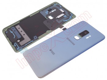 Tapa de batería Service Pack blanco-azul para Samsung Galaxy S9 Plus Duos, SM-G965F