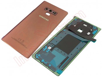 Tapa de batería Service Pack cobre / marrón para Samsung Galaxy Note 9, SM-N960F
