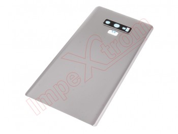 Tapa de batería genérica plateada / blanca para Samsung Galaxy Note 9, SM-N960F