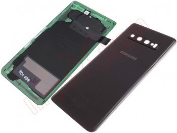 Tapa de batería Service Pack negra para Samsung Galaxy S10 (SM-G973F)