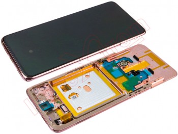 Pantalla service pack completa Super AMOLED rosa para Samsung Galaxy A80 SM-A805