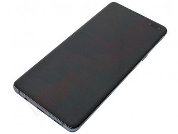 Full screen Dynamic AMOLED (LCD / display + digitizer / touch) with Majestic black frame for Samsung Galaxy S10 5G, SM-G977