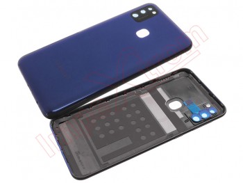 Tapa de batería Service Pack azul (midnight blue) para Samsung Galaxy M21, (SM-M215F)