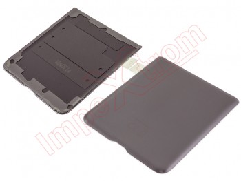 Tapa de batería Service Pack negra / gris "Mystic grey" para Samsung Galaxy Z Flip 5G (SM-F707)