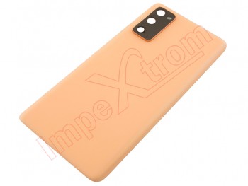 Tapa de batería genérica naranja "Cloud Orange" para Samsung Galaxy S20 FE 5G, SM-G781