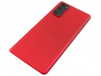 Tapa de batería genérica roja "Cloud Red" para Samsung Galaxy S20 FE, SM-G780