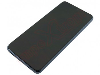Pantalla service pack completa DYNAMIC AMOLED con marco gris "Phantom Gray," para Samsung Galaxy S21 5G, SM- G991