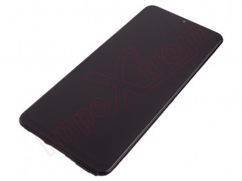 Pantalla completa Service Pack PLS negra con carcasa frontal para Samsung Galaxy A04s, SM-A047