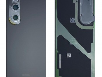Carcasa trasera / Tapa de batería color Negro (phantom black) para Samsung Galaxy Z Fold5 5G, SM-F946B