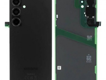 Carcasa trasera / Tapa de batería color negro (onyx black) para Samsung Galaxy S24+, SM-S926B