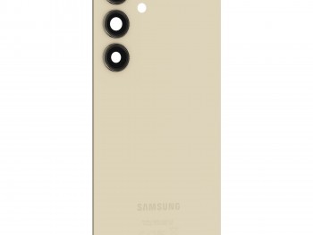Carcasa trasera / Tapa de batería color amarillo ambar (amber yellow) para Samsung Galaxy S24+, SM-S926B