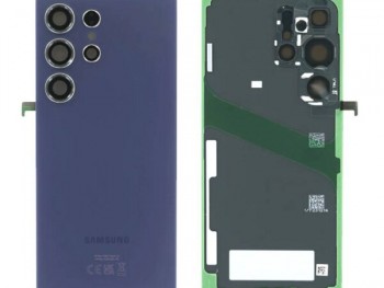 Carcasa trasera / Tapa de batería color violeta titanio (titanium violet) para Samsung Galaxy S24 Ultra, SM-S928B