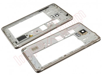 Carcasa central dorada para Samsung Galaxy Note 4, N910F