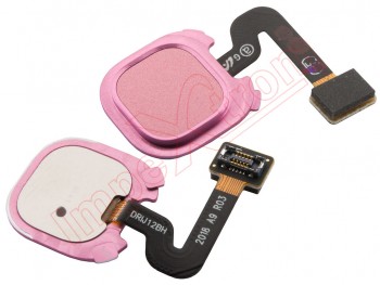 Flex de lector de huellas rosa chicle para Samsung Galaxy A9 (2018), A920F / Galaxy A9S, A9200