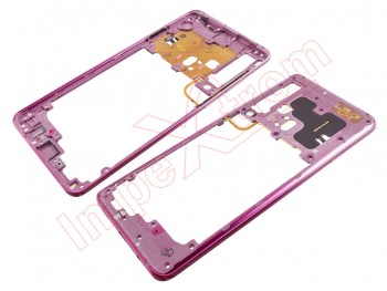 Pink front Service Pack housing for Samsung Galaxy A9 (2018) SM-A920
