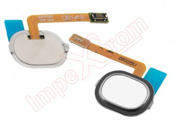Cable flex con botón lector / sensor de huellas blanco para Samsung Galaxy A40, SM-A405F