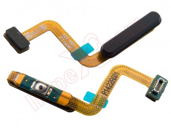 Cable flex con botón lector / sensor de huellas negro para Samsung Galaxy A22, SM-A225F