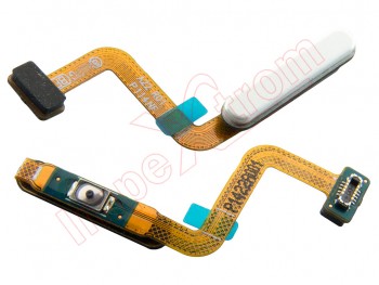 Cable flex con botón lector / sensor de huellas blanco para Samsung Galaxy A22, SM-A225F