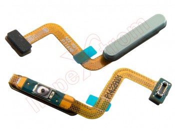 Cable flex con botón lector / sensor de huellas verde menta para Samsung Galaxy A22, SM-A225F