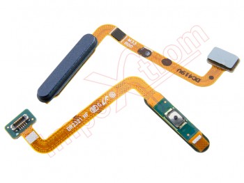 Cable flex con botón sensor / lector de huellas y encendido azul para Samsung Galaxy M33 5G, SM-M336