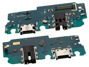 Placa auxiliar Service Pack con conector de carga USB tipo C, micrófono y conector de audio jack 3,5mm para Samsung Galaxy A13 5G