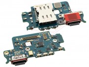 service-pack-auxiliary-plate-with-usb-type-c-charging-connector-microphone-and-sim-cards-reader-for-samsung-galaxy-s23-5g
