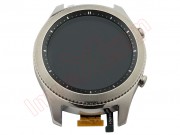 service-pack-screen-with-clock-face-and-silver-front-housing-super-amoled-for-smartwatch-samsung-gear-s3-classic-sm-r770