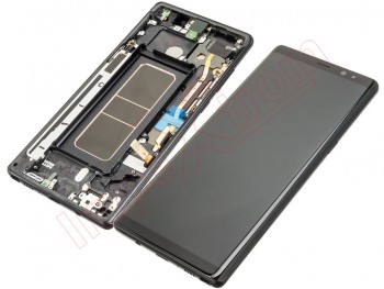 Pantalla service pack completa Super AMOLED negra para Samsung Galaxy Note 8 N950