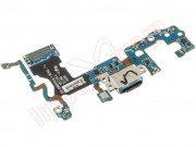 service-pack-auxiliary-plate-with-connector-usb-type-c-data-charger-and-accesories-with-microphone-for-samsung-galaxy-s9-g960f-sd