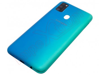 Tapa de batería Service Pack azul zafiro "Sapphire Blue" para Samsung Galaxy M30s Dual SIM, SM-M307F/DS