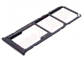 Black dual SIM tray for Samsung Galaxy M21, SM-M215F