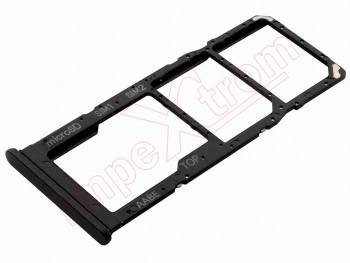 Black Dual SIM + micro SD tray for Samsung Galaxy A12, SM-A125