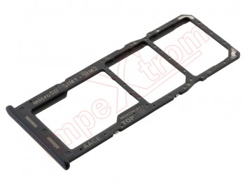 Black Dual SIM + microSD tray for Samsung Galaxy A13 4G, SM-A135 / Galaxy A13 4G (2022), SM-A137