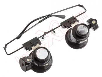 Double Eye Glasses Type 20X Watch Repair Magnifier