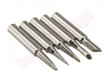 Set of 5 Replacement Tips for Electric Soldering Iron