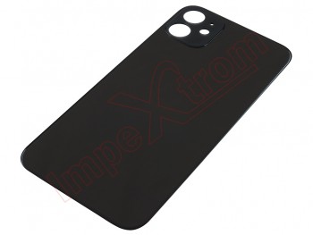 Generic black battery cover without logo with bigger camera hole for iPhone 11, A2221, A2111, A2223